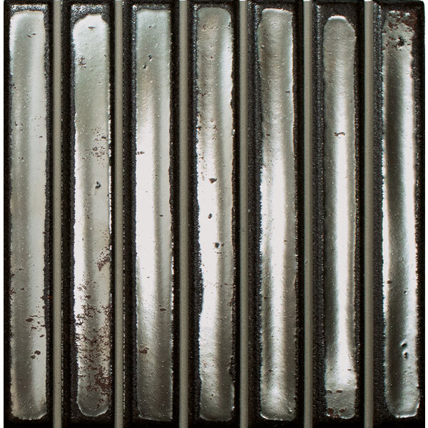 Ceravision London Calling Bars Silver 11,6x11,6, afname per doos van 0,4 m²
