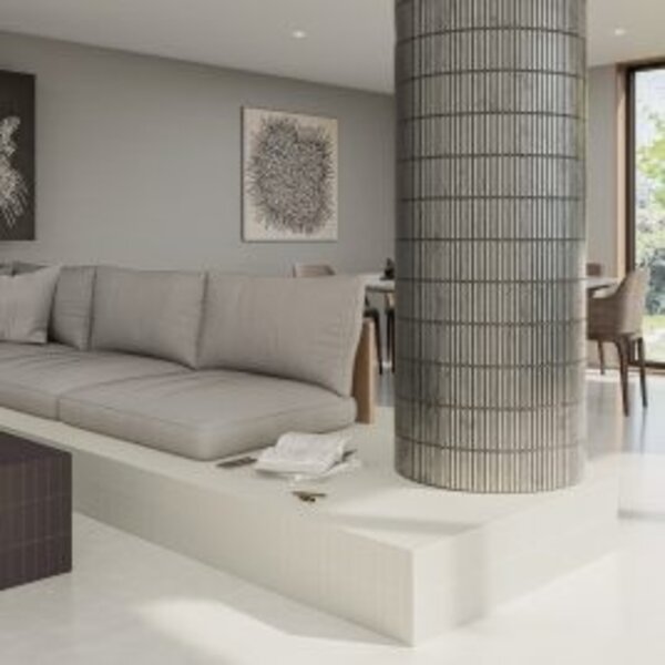 Ceravision London Calling Bars Silver 11,6x11,6, afname per doos van 0,4 m²