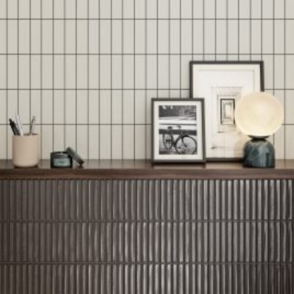 Ceravision London Calling Bars Silver 11,6x11,6, afname per doos van 0,4 m²