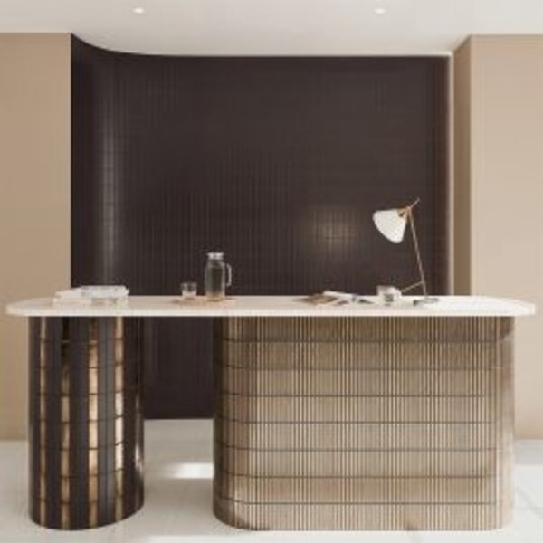Ceravision London Calling Bars Golden 11,6x11,6, afname per doos van 0,4 m²