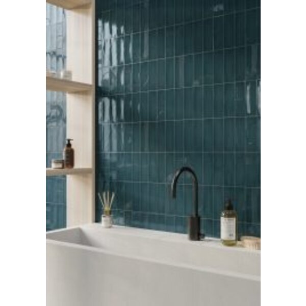 Ceravision Glow Decor Midnight Blue 5,2x16, afname per doos van 0,502 m²