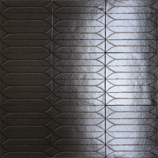 Marazzi Terramater 9,1X37,5 MPV7 Carbone, afname per doos van 0,75 m²
