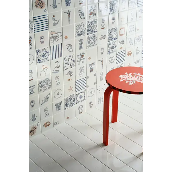 41ZERO42 Stories White Lux 10x10, afname per doos van 0,6 m²