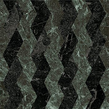 41ZERO42 Dandy Ribbon Green Black 18,6x18,6 a 0,45 m²