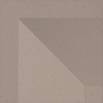 Mosa Softgrip 15X15 74040HS Licht Warmgrijs Douchebak Hoek, afname per stuk