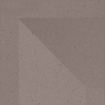 Mosa Softgrip 15X15 74050HS Midden Warmgrijs Douchebak hoek, afname per stuk