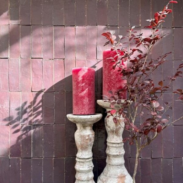 De Tegel BV Zellige Alhambra Bejmat nr 28 Aubergine 5x15 cm, afname per doos van 0,8 m²