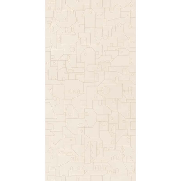 Keope Cottomilano Labirinto Talco 60x120 decoro ULTRAmatt, afname per doos van 1,2 m²