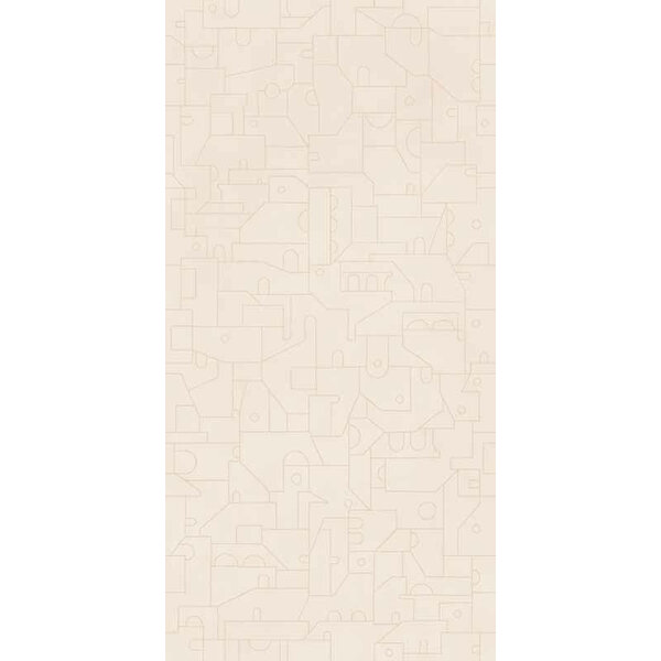 Keope Cottomilano Labirinto Talco 60x120 decoro ULTRAmatt, afname per doos van 1,2 m²