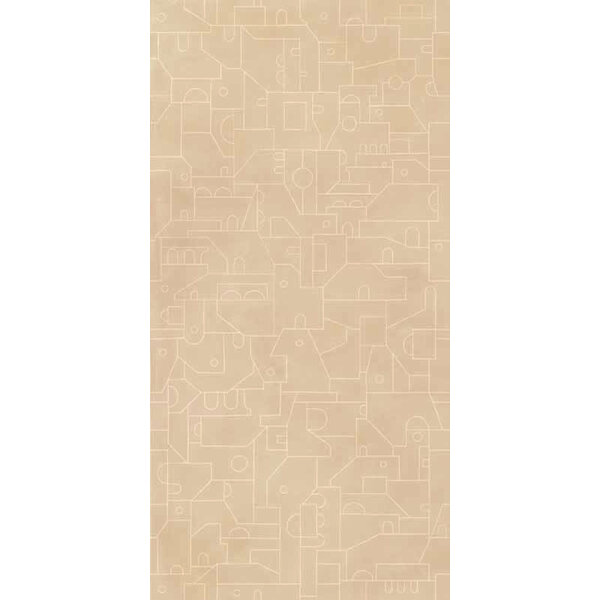 Keope Cottomilano Labirinto Creta 60x120 decoro ULTRAmatt, afname per doos van 1,2 m²