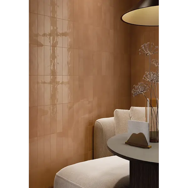 Keope Cottomilano Creta glanzend 6x24, afname per doos van 0,69 m²