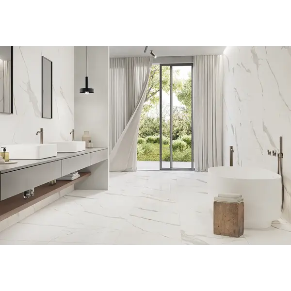 Keope Versilia Assoluto White Ultrasilky 60x60, afname per doos van 1,08 m²