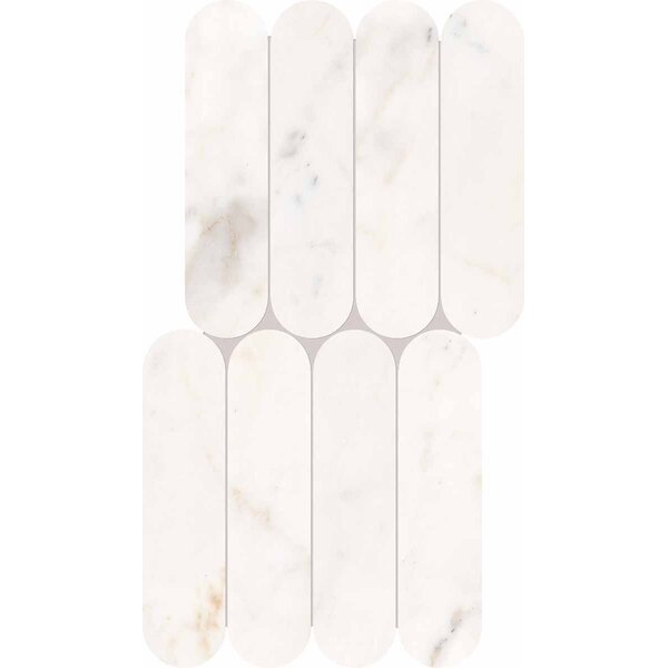 Keope Versilia Michelangelo White Ultrasilky Biscuits 28,5x55,5, afname per doos van 0,95 m²