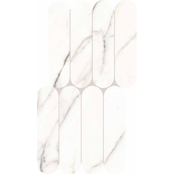 Keope Versilia Borghini White Ultrasilky Biscuits 28,5x55,5, afname per doos van 0,95 m²