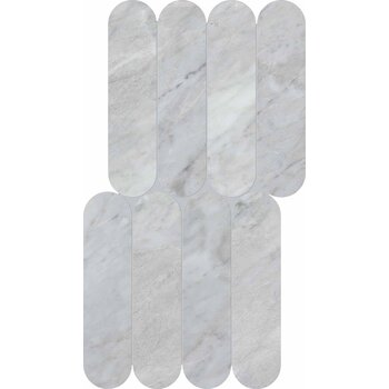 Keope Versilia Bardiglio Silver Ultrasilky Biscuits 28,5x55,5 a 0,95 m²