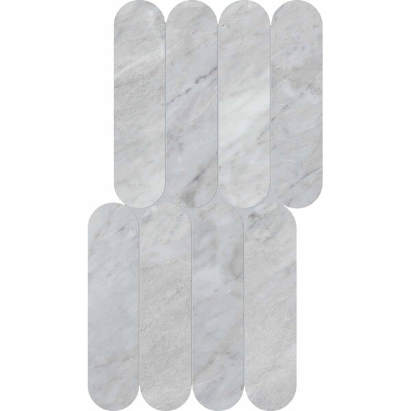 Keope Versilia Bardiglio Silver Ultrasilky Biscuits 28,5x55,5, afname per doos van 0,95 m²