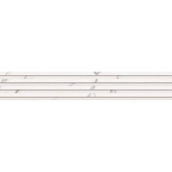 Keope Versilia Assoluto White Ultrasilky Plisse 3D 18,4x120 a 0,66 m²