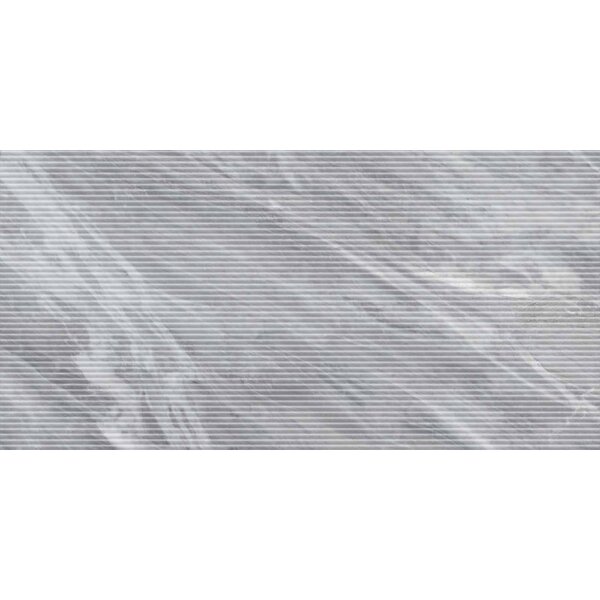 Keope Versilia Nuvolato Grey 3D Flute 60x120, afname per doos van 1,44 m²