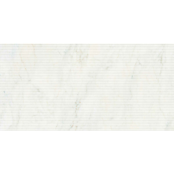 Keope Versilia Michelangelo White 3D Flute 60x120, afname per doos van 1,44 m²