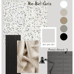 Revoir Paris Re-Bel Gris 100x100, afname per doos van 2 m²