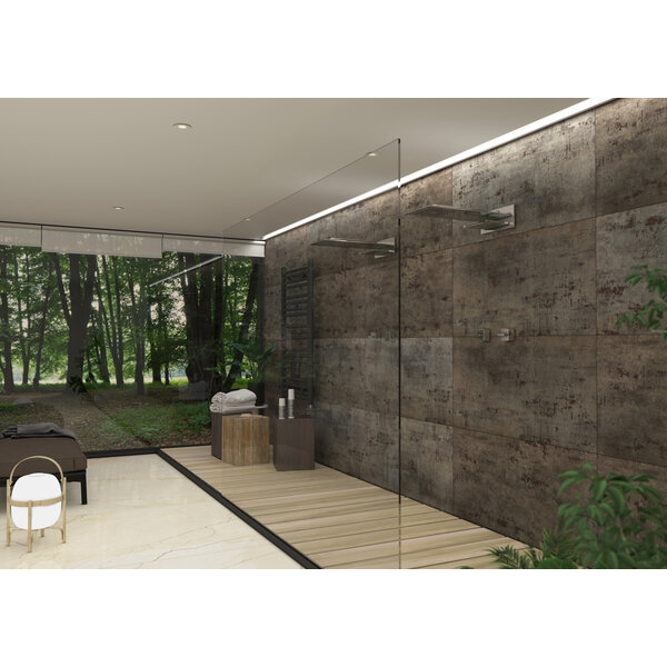 Tau Metal Steel 60x120 Brushed, afname per doos van 1,44 m²