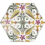 La Fabbrica AVA Small 180256 Amalfi hexagon 12,4x10,7, afname per doos van 0,5 m²