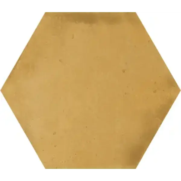 La Fabbrica AVA Small 180051 Ocher hexagon 12,4x10,7, afname per doos van 0,5 m²