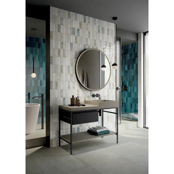 La Fabbrica AVA Small 180003 Prussian 6,5x20, afname per doos van 0,5 m²