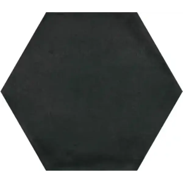 La Fabbrica AVA Small 180041 Black hexagon 12,4x10,7, afname per doos van 0,5 m²