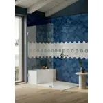 La Fabbrica AVA Small 180042 Navy hexagon 12,4x10,7, afname per doos van 0,5 m²