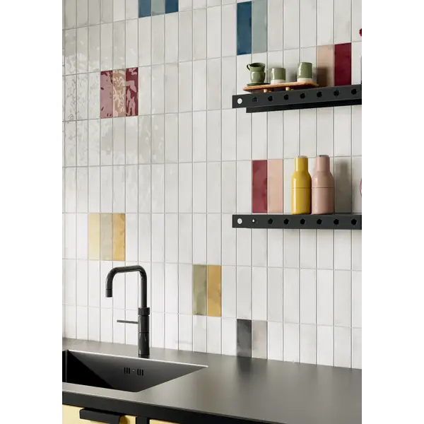 La Fabbrica AVA Small 180008 White 6,5x20, afname per doos van 0,5 m²