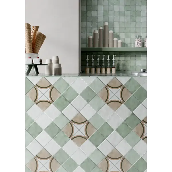 La Fabbrica AVA Small 180068 White 10x10, afname per doos van 0,5 m²