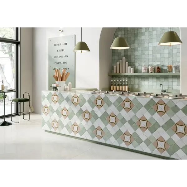 La Fabbrica AVA Small 180068 White 10x10, afname per doos van 0,5 m²