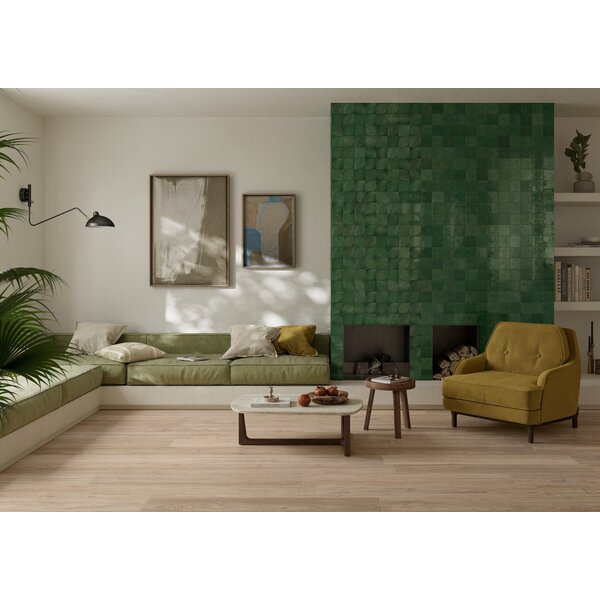 Marazzi Lume 10x10 MQ7W Green Lux, afname per doos van 0,72 m²