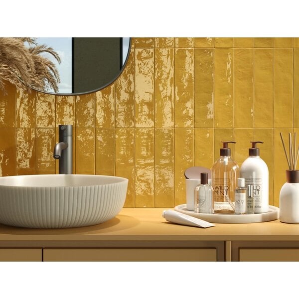 Revoir Paris Studio Miel glossy 6x25, afname per doos van 0,32 m²