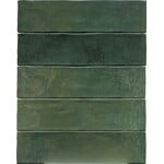 Revoir Paris Studio Vert Olive glossy 6x25, afname per doos van 0,32 m²
