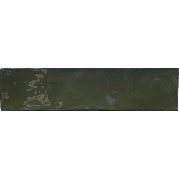 Revoir Paris Studio Vert Bouteille glossy 6x25, afname per doos van 0,32 m²