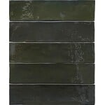 Revoir Paris Studio Vert Bouteille glossy 6x25, afname per doos van 0,32 m²