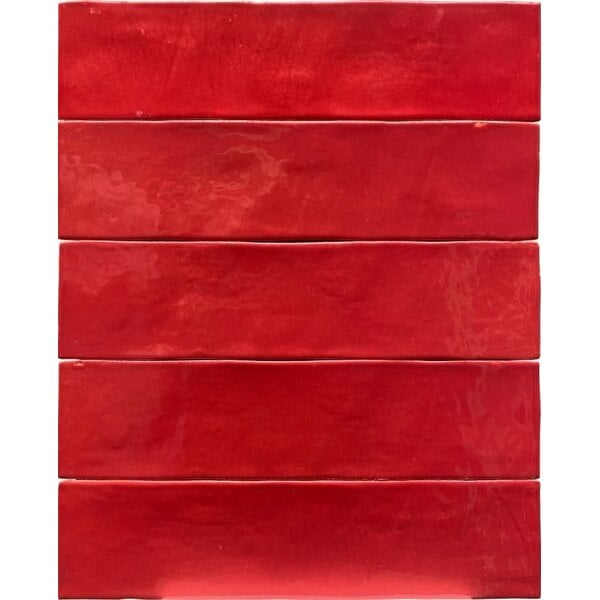 Revoir Paris Studio Carmin glossy 6x25, afname per doos van 0,32 m²