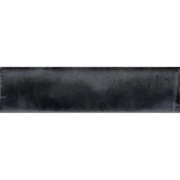 Cifre Jazba Anthracite Brillo 6x24,6, afname per doos van 0,5 m²
