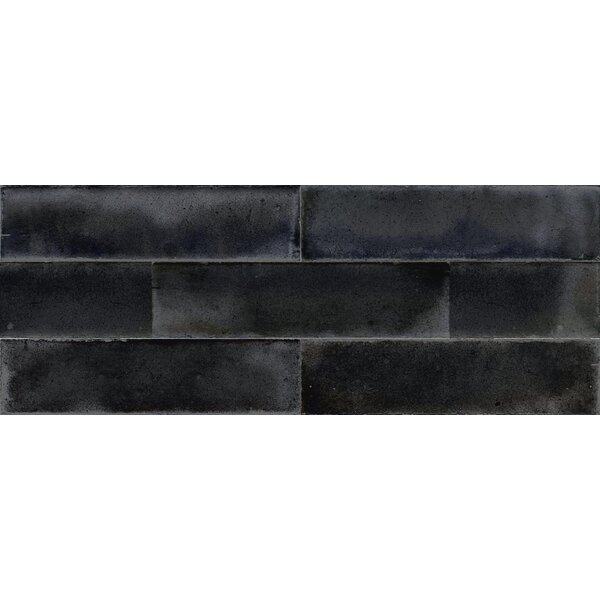 Cifre Jazba Anthracite Brillo 6x24,6, afname per doos van 0,5 m²