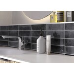 Cifre Jazba Anthracite Brillo 6x24,6, afname per doos van 0,5 m²