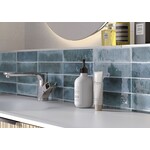 Cifre Jazba Turquoise Brillo 6x24,6, afname per doos van 0,5 m²