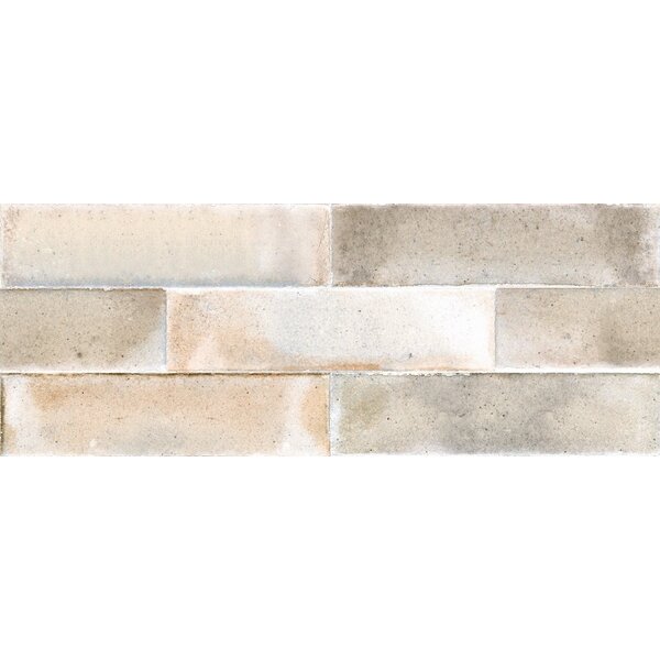 Cifre Jazba Beige Brillo 6x24,6, afname per doos van 0,5 m²