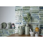 Cifre Jazba Sage Brillo 6x24,6, afname per doos van 0,5 m²