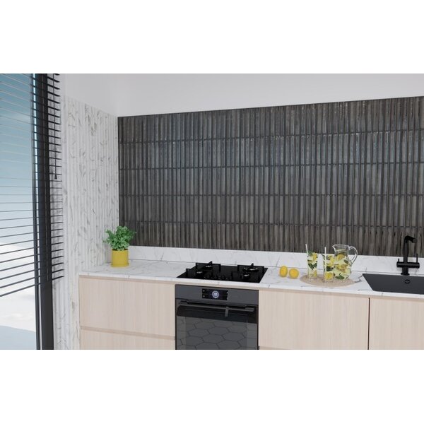 Estudio Ceramico Kanji Black 11,5x23,1, afname per doos van 0,638 m²