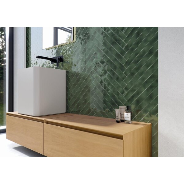 Cifre Lula Green Brillo 5x50, afname per doos van 0,6 m²