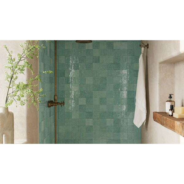 Marazzi Lume 10x10 MQ7U Turquoise Lux, afname per doos van 0,72 m²