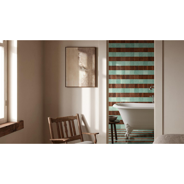 Marazzi Lume 10x10 MQ7U Turquoise Lux, afname per doos van 0,72 m²