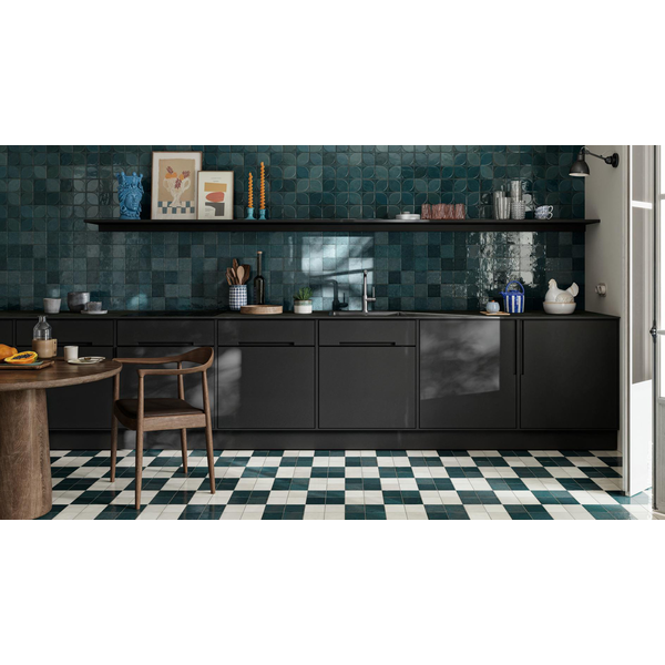 Marazzi Lume 10x10 MQ80 Dew Blue Lux, afname per doos van 0,6 m²